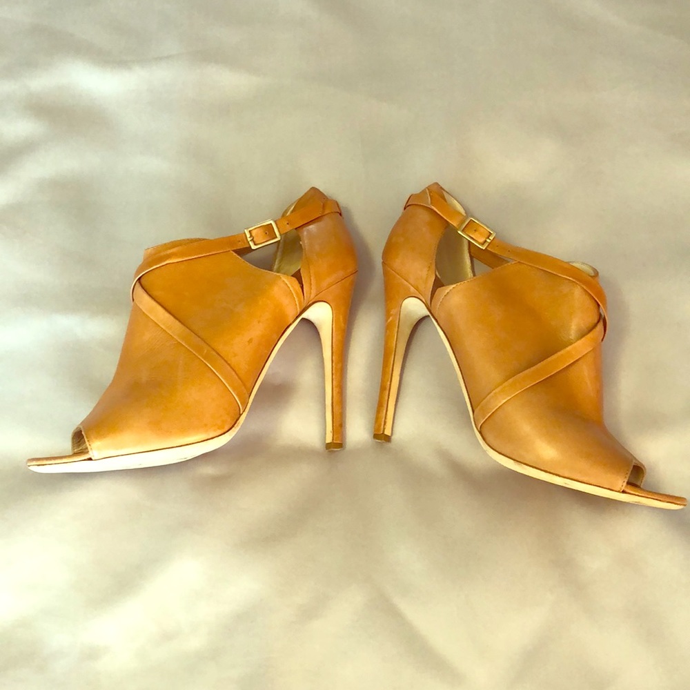Kurt Geiger tan booties (size 10)